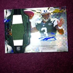 2014 TOPPS FINEST TAJ BOYD RC AUTOGRAPH #12/15